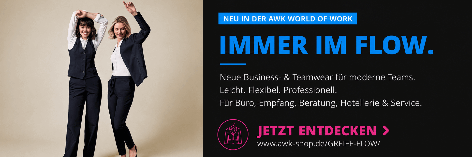 Branchen: Handwerk Industrie, Bau, Business, Casual, Gastro, Medizin
